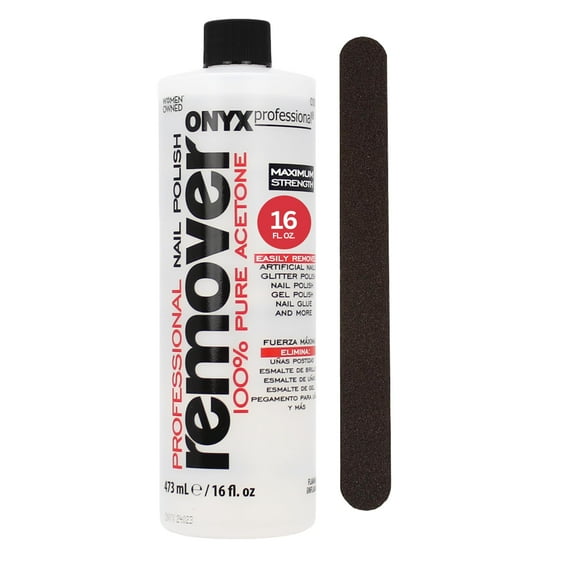 Kit quitaesmalte Onyx Professional con acetona 100% pura