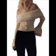 thumbnail image 3 of Blusas con Hombros Descubiertos para Mujer, Blusas de Larga para Salir, Estilo Y2K, Jersey de Punto, Conjuntos de Otoño A L, 3 of 9