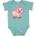 thumbnail image 3 of Inktastic Cute Pig Boys or Girls Baby Bodysuit, 3 of 5