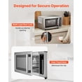 thumbnail image 2 of VEVOR Countertop Microwave Oven, 0.9 Cu Ft,1000W Digital Stainless Steel Microwave Oven with Touchscreen,10 Cooking Presets,5 Power Levels,Multi-Lock Door & Easy Clean Interior for Commercial Use, 2 of 9
