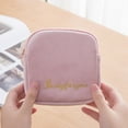 thumbnail image 5 of SPRING PARK Women Cute Sanitary Pad Pouch Napkin Organizer Key Coin Purse Storage Bag, 5 of 7