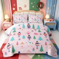 thumbnail image 2 of Manfei Xmas Winter Holiday Quilt Full,Cartoon Animals Full Bedspread Sets,3pcs,1 Coverlet and 2 Pillowcases, 2 of 7