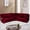 Burgundy, variant on SHANNA 5 Seater Recliner Cover, 7 Piece Velvet Recliner Corner Sofa Cover, Stretch L Shape Reclining Sectional Couch Covers for 5 Cushion Sofa Slipcovers,Gray