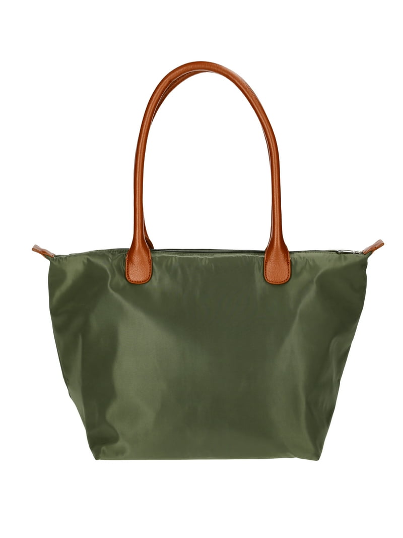 No Boundaries Women's Tote Bag, Olive - Walmart.com