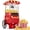 Red, variant on TINANA Vintage Hot Air Popcorn Machine, 1200W Oil-Free Popcorn Maker with Measuring Cup, Compact Countertop Popcorn Popper, 12-Cup Capacity, Red