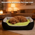 thumbnail image 4 of Guinea Pig Liner Washable Rabbit Cage Liner Guinea Pig Fleece Mats Reusable Training Sleeping Bedding Pee Pads for Small Animals Bunny, 4 of 5