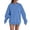 Sky Blue, variant on Breezora Women's Oversized Pocket Hoodie Round Neck Casual Pullover Comfortable Lounge Wear Sweatshirt L Size Beige