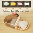 thumbnail image 5 of DODAMOUR Travel Soap Case 2 Pack, Plastic Travel Soap Holder with Drain, Portable Bar Soap Box Travel Container for Traveling Home Camping Gym Dormitory (Clear Yellow), 5 of 6