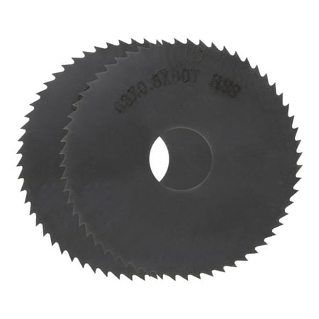 

Uxcell 2 Pack 63mm x 16mm x 0.8mm 60 Teeth Nitride Coated Circular Saw Blades Cutters