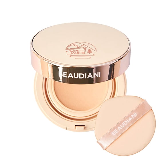 BEAUDIANI Mesh Tight up Cushion Foundation 01 Base de cojín beige claro Base de maquillaje ligera de Corea Maquillaje para un aspecto natural Base mate para piel grasa Maquillaje a prueba de sudor 24