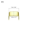 thumbnail image 2 of Unique Bargains 20Pack Zipper Stoppers, #5 Top & Bottom Stops for Rescue Repair, Gold Tone, 2 of 6