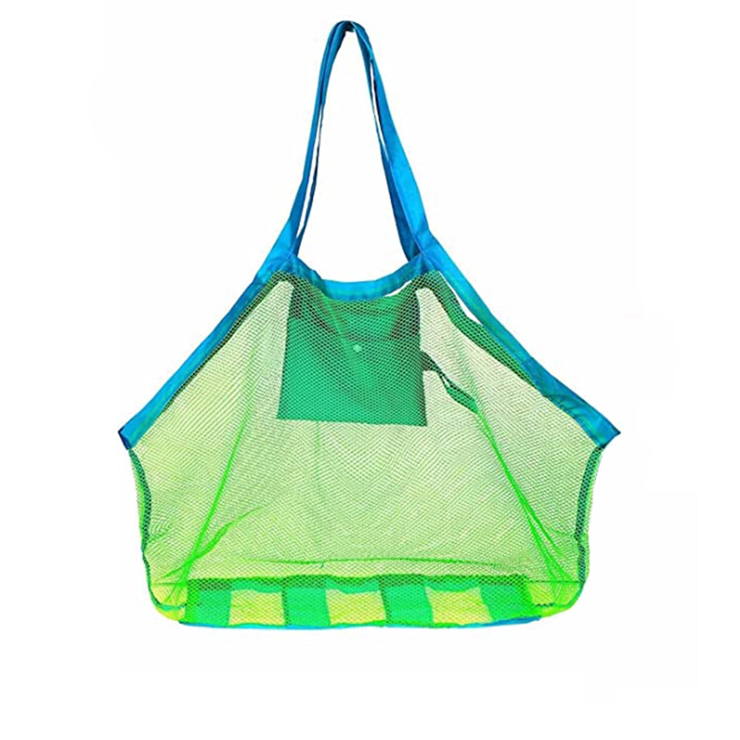 Mesh Beach Bag Extra Large Beach Bags and Totes Tote Backpack Toys Towels Sand Away for Holding Beach Toys Children’ Toys Market Grocery Picnic Tote