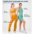 thumbnail image 6 of Nirlon U Tank Top Sports Bra - Nirlux Womens Tops & Sports Bras for Women - Light Cups, Scoop Neck Workout Tops for Women (Pool Blue, 6), 6 of 6