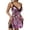 Purple, variant on for Women Sleepwear Womens Lace V Neck Sleepshirt Nightgown with Leopard Print and Hollow Out Design for Spring and Summer Comfort Light Green M