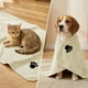thumbnail image 4 of Toalla de baño superabsorbente para mascotas, de microfibra polar coral, para perros y gatos, suave, de secado rápido, para el cuidado de mascotas, grande, absorbente., 4 of 6