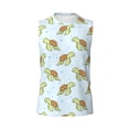 thumbnail image 6 of Picia Cartoon Sea Turtle mens Cotton Tank Undershirts , Moisture-wicking Ribbed Tanks, Lightweight Cotton Tank Undershirts-, 6 of 8