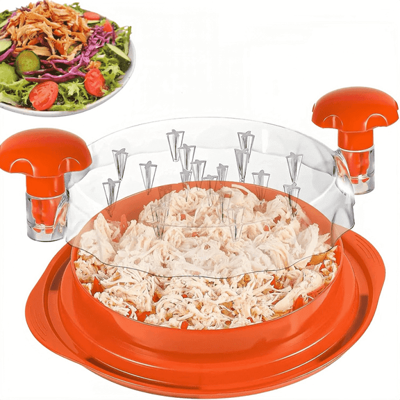 UU&T Chicken Shredder Twist for Cooking, Manual Meat Shredding Tool, Ergonomic Handle, BPA-Free