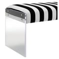 thumbnail image 3 of TOV Furniture Envy Paris Velvet/Acrylic Bench, 3 of 7