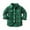 Green, variant on Lilgiuy Toddler Boys Girls Flannel Shirt Jacket Kids Long Sleeve Plaid Button Down Shacket Christmas Coat Top Fall Winter Clothes for Outdoor Activities