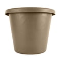 thumbnail image 3 of The HC Companies 16" Plastic Classic Flower Pot Planter, Beige (6 Pack), 3 of 3