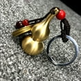 thumbnail image 3 of 1PC Brass Keychain Calabash Copper Pendant Car Auto Keychain Key Ring Organizer, 3 of 8