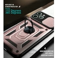 thumbnail image 4 of For Apple iPhone XR Case, Ring Kickstand Magnetic & Slide Camera Protector Military-Grade Hybrid Rugged Drop Protection Phone Cover, 4 of 7