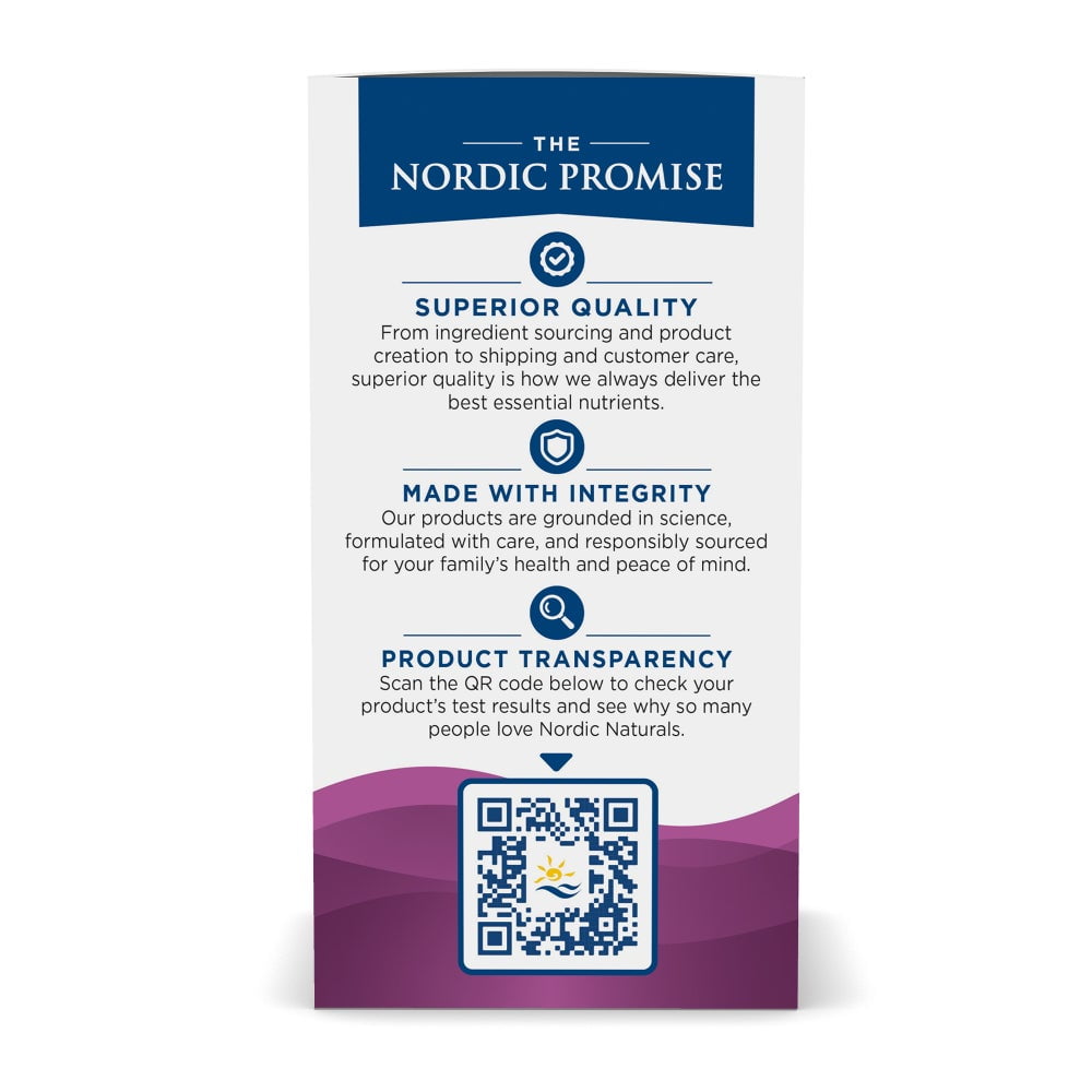 Nordic Naturals Vegan Prenatal DHA, 500 Mg, Plant-Based DHA, Non-GMO, 60 Ct