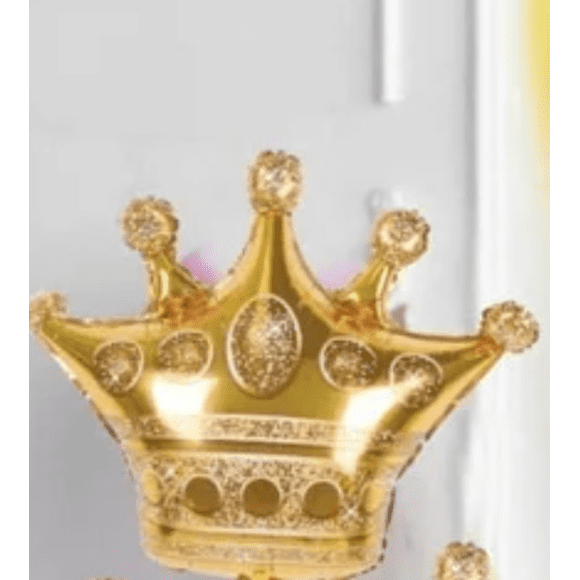 14" Flat Golden Crown