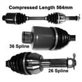 thumbnail image 2 of 03-07 for Polaris Sportsman 700 ArmorTech Rear Left or Right CV Axle StockLength, 2 of 2