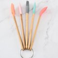 thumbnail image 3 of 5pcs Kids Baking Tools Silicone Cooking Spatulas Scraper Spoon Oil Brush, 3 of 8