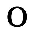 thumbnail image 1 of Village Wrought Iron LET-O-M Letter O Medium, 1 of 1
