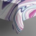 thumbnail image 5 of Square Tablecloth, Waterproof Polyester Table Cover, Wrinkle Resistant & Washable Fabric for Dining, Kitchen, Picnic, 42x42in(107x107cm), Liquid & Marble Print, 5 of 6