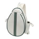 thumbnail image 3 of Mochila bandolera de tenis para jóvenes, con cremallera, impermeable, para mujer y hombre B blanco B, 3 of 9
