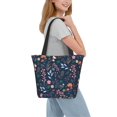 thumbnail image 7 of Kll Tote Bag For Women Colorful Flowers Print Shopping Grocery Reusable Bags For Office School Shopping Travel, 7 of 7
