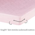 Sealy SnugFit Crib Mattress Pad, Pink Princess