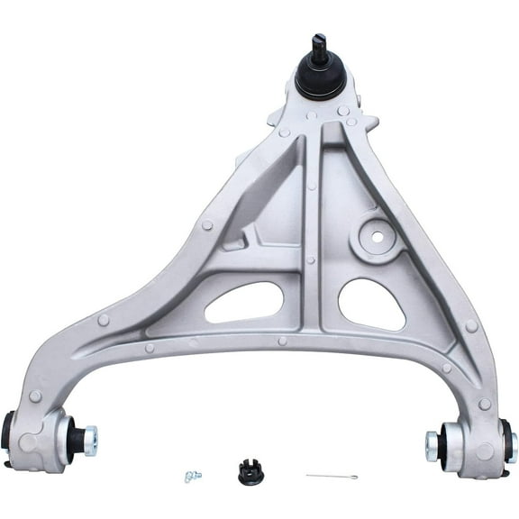 Detroit Axle - Front Left Lower Control Arm for Ford 2004-2008 F-150, 2006-2008 Lincoln Mark LT Driver Side Lower Control Arm with Ball Joint Assembly 2007 Replacement