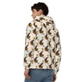 thumbnail image 4 of Goofa Art cute koala Pattern Mens Full-zip Hoodie, Zip-up Pullover Hooded Sweatshirt, Kangaroo Pocket Hoodie Ideal for Daily Wear, Travel, and Home-Large, 4 of 5