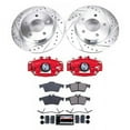 thumbnail image 2 of PowerStop Rear Z23 Evolution Sport Brake Pad and Rotor Kit with Red Powder Coated Calipers Fits: MAZDA Select Models KC123, 2 of 4