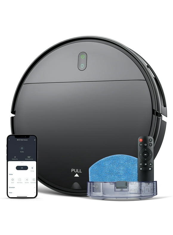 ONSON Robot Vacuum Cleaner, 2 in 1 Robot Vacuum and Mop Combo, With WIFI Connection For Pet Hair, Hard Floor