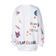 thumbnail image 2 of Sudadera Para Mujer SuéTer De Manga Larga SuéTer Con Estampado De Mariposas Y Letras Coloridas XBTCLXEBCO Blanco;M, 2 of 6