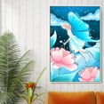 thumbnail image 2 of IDEA4WALL Framed Canvas Wall Art for Living Room, Bedroom Flow in The Dream Canvas Prints for Modern Home Decoration Ready to Hang, 2 of 4