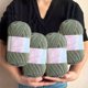 thumbnail image 4 of Hilo de Lana Leche Teñido al Anudado Multicolor | Hilo Grueso y Suave para Tejer y Crochet 130 Metros • Ovillo de 50g | Mezcla de Algodón Duradera para Mantas, Manualidades, Prendas, Accesorios, 4 of 7