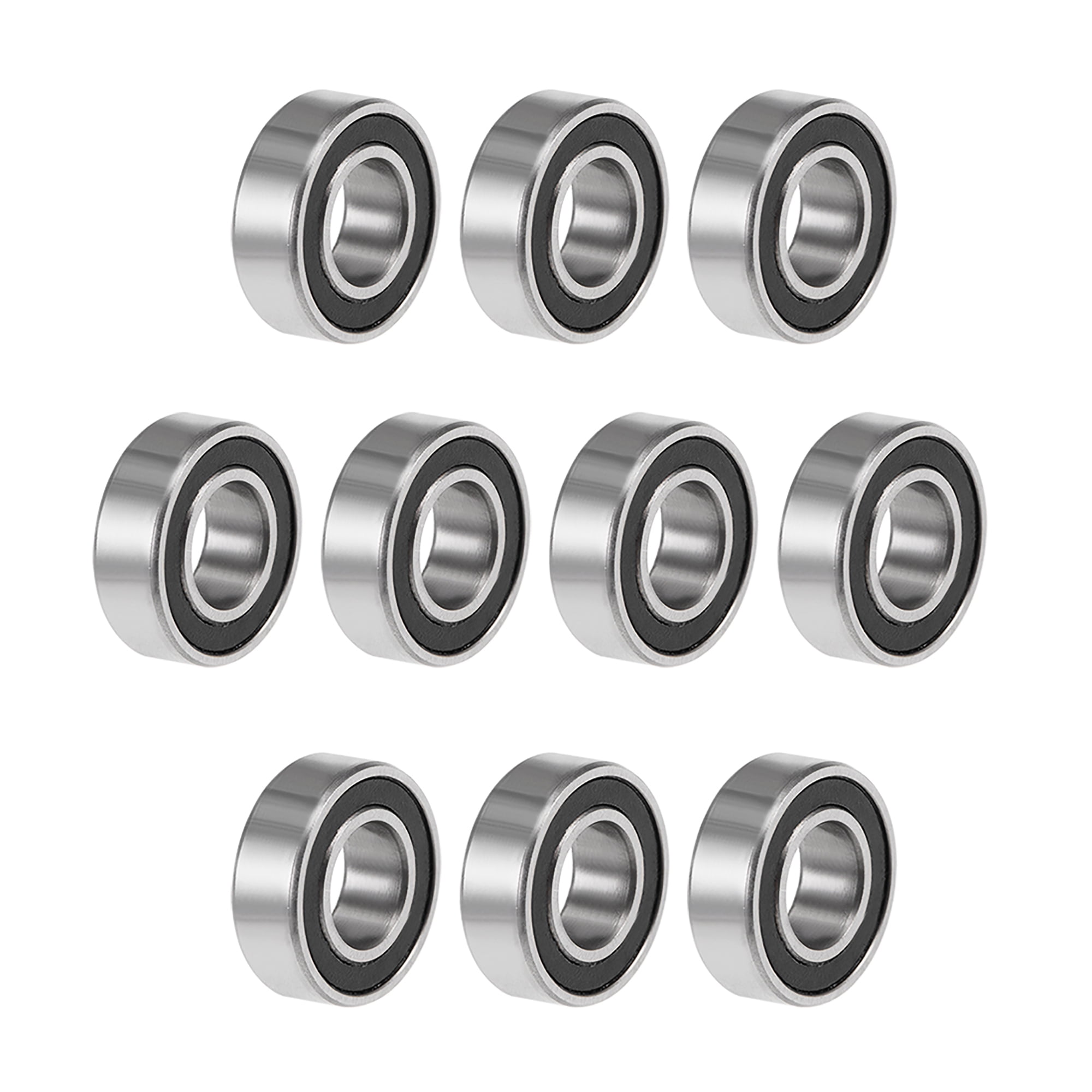 10pcs MR126-2RS Deep Groove Ball Bearings Z2 6x12x4mm Double Sealed Chrome Steel 