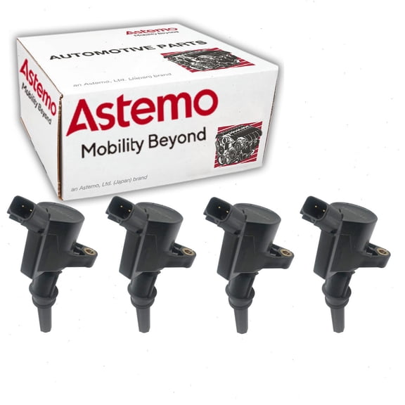 4 pc Hitachi IGC0113 Ignition Coils for 3W7Z12029AA Spark Plug Wire Boot Fits select: 1997-2009 FORD F150, 2010 FORD F150 SUPERCREW