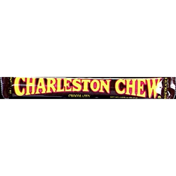 Charleston Mini Chews Chewy Flavored Nougat, Chocolate, 1.8 oz