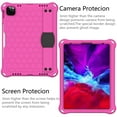 thumbnail image 4 of SaniMore Kids Adults Case Fit iPad 10th Generation 10.9" 2022 Tablet, Heavy Duty Rugged Shockproof Case with Hand Strap, Kickstand, Carrying Shoulder Strap, Rose+Black, 4 of 8