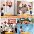 thumbnail image 3 of Henotian Basketball Hoop Indoor for Kids 16.1" X 10.8" Automatic Scoring Basketball Hoop Mini Basketball Hoop for Door with 2 Balls for Kids Boys Teens Basketball Lover Gift, 3 of 7