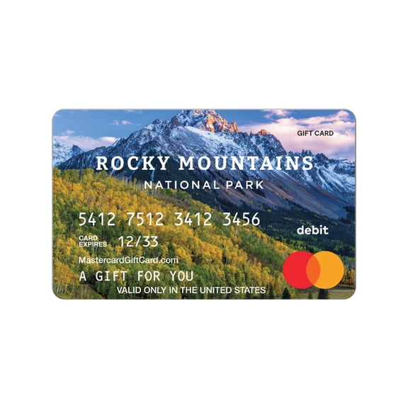 Mastercard® $20-$500 eGift Card Rocky Mtns (Plus $6.84 Purchase Fee) [Email Delivery]