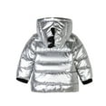 thumbnail image 3 of Boys Girls Lightweight Puffer Jackets Coats, SILVERCELL Kids Waterproof Shiny Parka Coats Winter Warm Outerwear, 1-8 Years, 3 of 5