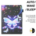 thumbnail image 3 of iPad Air 4th Gen Case 10.9", iPad Pro 11 Case 2021/2020/2018, Allytech PU Leather Slim Auto Sleep Wake Shockproof Kickstand Pencil Holder Case Cover for Apple iPad Air 4, iPad Pro 11,Butterfly, 3 of 6